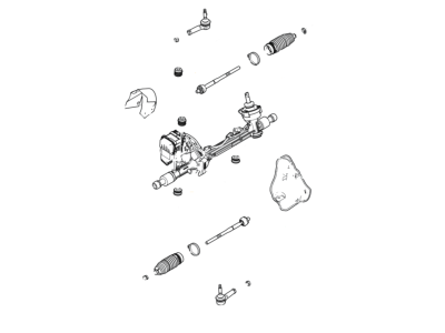 Ford BB5Z-3504-BARM REMAN GEAR ASY - STEERING