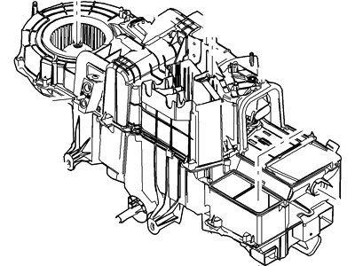 2009 Mercury Mariner Evaporator - 8L8Z-19B555-B