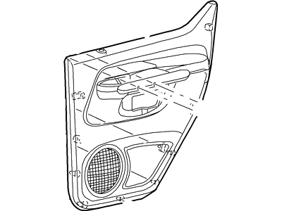 Ford 3L2Z-7827406-AAA Panel Assembly - Door Trim