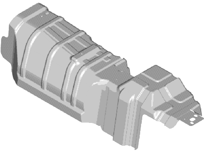 Ford Exhaust Heat Shield - CK4Z-9911442-C