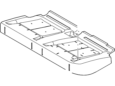 Lincoln Mark LT Seat Cushion - AL3Z-1663841-B