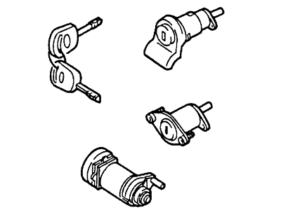 Ford Contour Ignition Lock Cylinder - F8RZ-5422050-AA