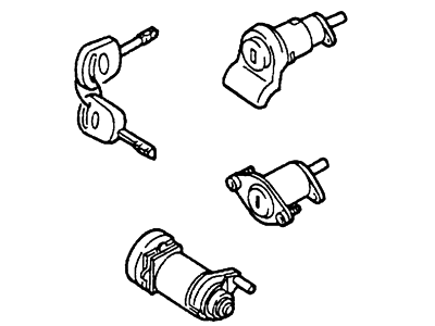 Ford F8RZ-5422050-BD Lockset - Complete Vehicle