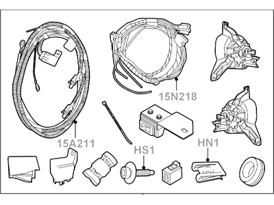 Ford 1L2Z-15200-AA Lamp Assembly - Fog - Front