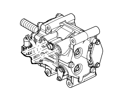 Ford 4G7Z-19703-AA Compressor Assembly