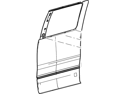 Ford 4L3Z-1624701-CA Panel Assembly - Door - Outer