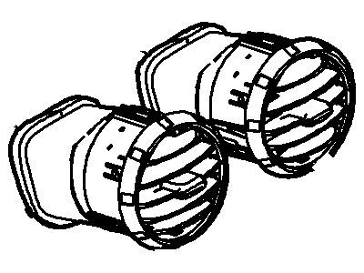 Ford 5F9Z-19893-AAB Louvre Assembly - Vent Air