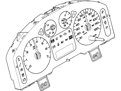 Ford 7F9Z-10849-C Instrument Cluster