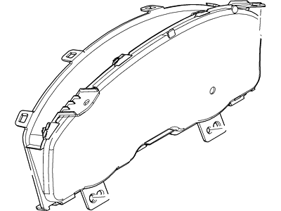 Ford 5F9Z-10890-AA Mask - Fuel And Temperature Gauge