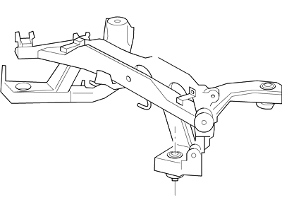 2006 Lincoln LS Axle Beam - 3W4Z-5D042-AA