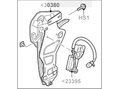 2002 Ford Mustang Window Regulator - 2R3Z-7630306-AA