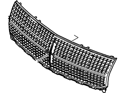 2010 Lincoln MKX Grille - 8A1Z-8200-AA