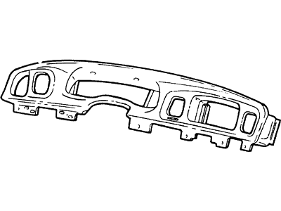 Ford 6W7Z-54044D70-AB Panel - Instrument