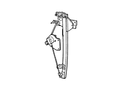 Ford F2TZ-7827009-A Regulator - Window - Less Motor