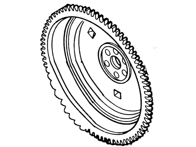 Ford D4FZ-6384-A Gear - Flywheel Ring