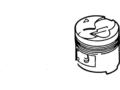 Ford E7TZ6108B Piston Pin & Ring Assembly