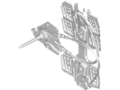 Ford BE8Z-5427001-A Regulator - Window - Less Motor