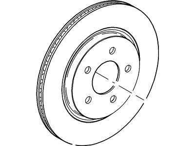 Ford 5R3Z-2C026-AA Rotor Assembly - Brake