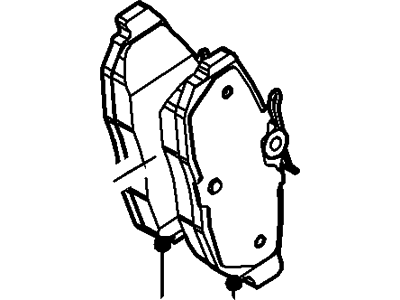 Ford CU2Z-2V200-B Kit - Brake Lining