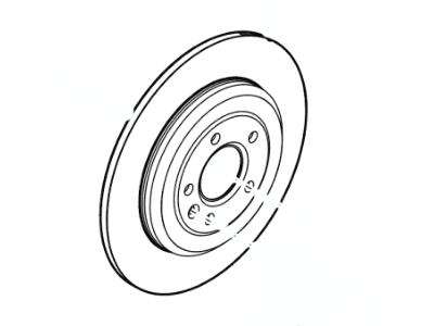 Ford EU2Z-2V026-A Rotor Assembly - Brake