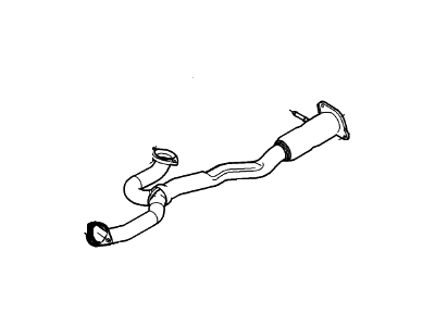 Ford 9A4Z-5G274-C Exhaust Pipe