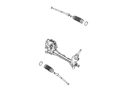 2017 Ford Focus Rack And Pinion - G1FZ-3504-K