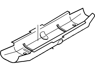 Ford Mustang Exhaust Heat Shield - 1R3Z-5E258-CA