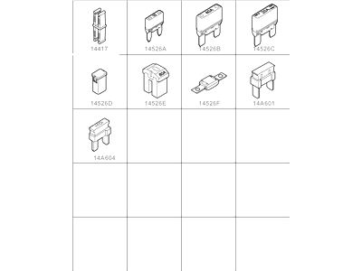 Ford F57Z-14417-AA Extractor - Fuse