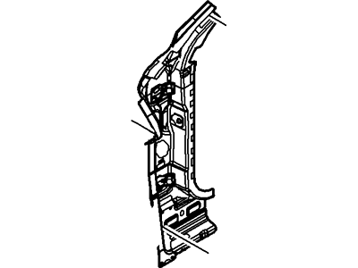 Ford AE9Z-74025A01-A Reinforcement - "A" Pillar