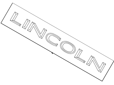 2005 Lincoln LS Emblem - 3W4Z-5442528-AA