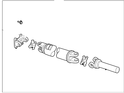 Ford 4L5Z-4602-D Drive Shaft Assembly