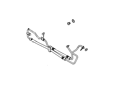 Ford Crown Victoria Power Steering Hose - 6W1Z-3A719-A