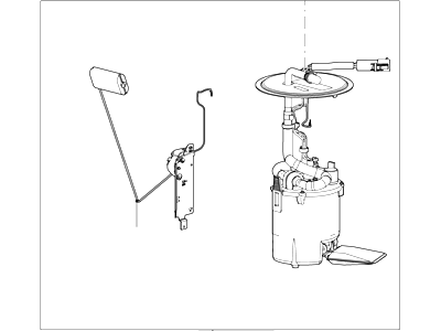 Ford 9L8Z-9H307-C Sender And Pump Assembly