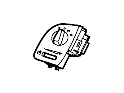 2005 Lincoln Town Car Headlight Switch - 3W1Z-11654-AB