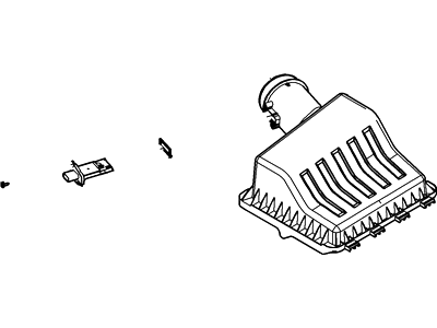 2009 Ford F-450 Super Duty Air Filter Box - 9L1Z-9661-A