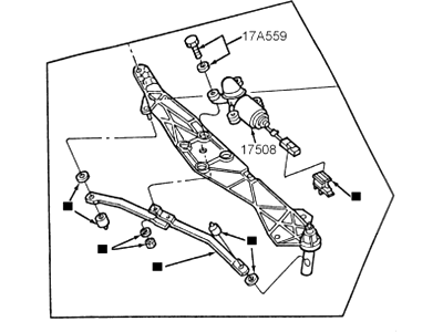2002 Mercury Villager Wiper Motor - YF5Z-17508-AA