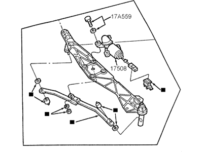 Ford XF5Z-17508-BA Motor Assembly - Wiper