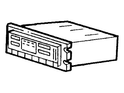 Lincoln Continental HVAC Control Module - F5PZ-19980-CB