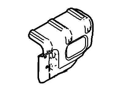 Mercury Underbody Splash Shield - 6E5Z-6C038-A