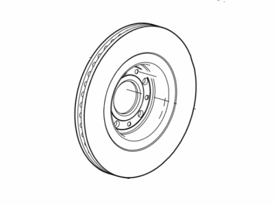 2006 Ford Freestyle Brake Disc - G2MZ-1V125-BKA