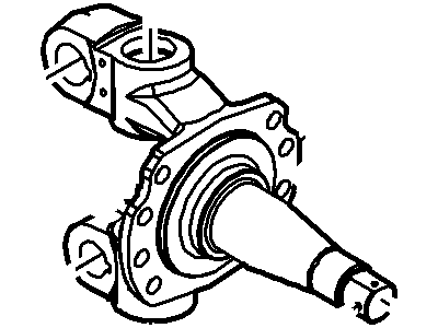 Ford F53 Stripped Chassis Spindle - 8U9Z-3106-B