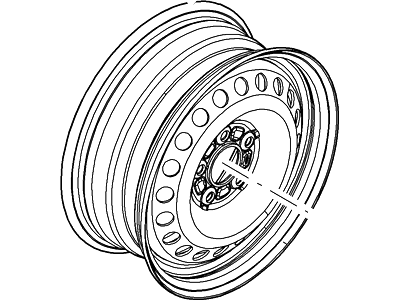 Ford CV6Z-1015-C Wheel Assembly