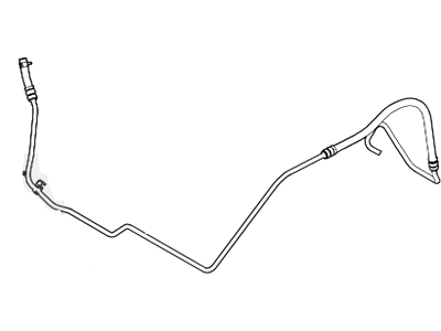 2011 Ford Focus Power Steering Hose - AS4Z-3A713-A