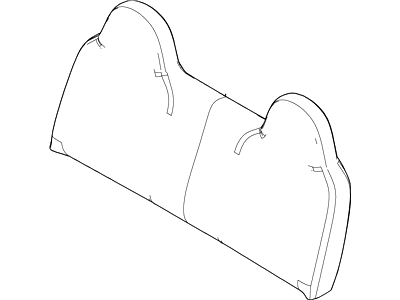Ford 8C3Z-2564810-S Seat Back Pad