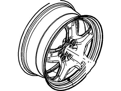 Ford AE5Z-1015-A Wheel Assembly