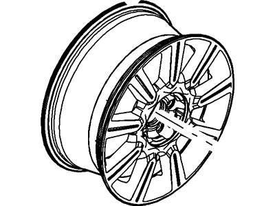 2010 Mercury Milan Spare Wheel - 9H6Z-1007-A