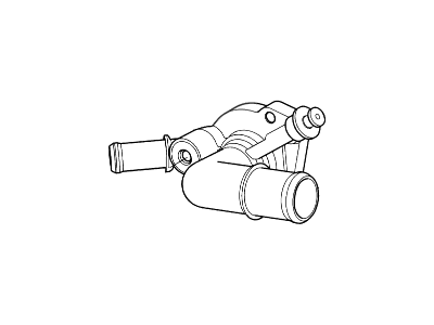 Ford YS4Z-8592-AA Housing - Thermostat