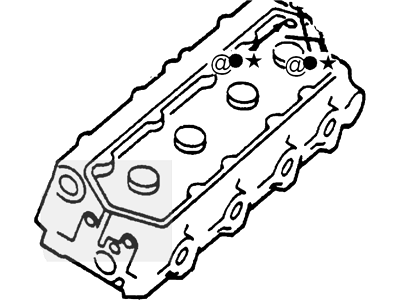 Ford Bronco Cylinder Head - F4TZ-6049-BARM