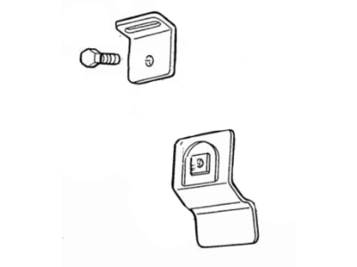 F1TZ-15613D74-A Ford Child Restraint Anchor Illustration 1 of 1