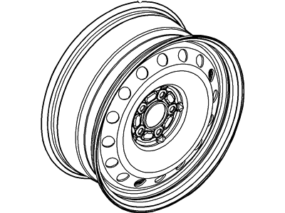 2010 Mercury Mountaineer Spare Wheel - 6L2Z-1015-AA